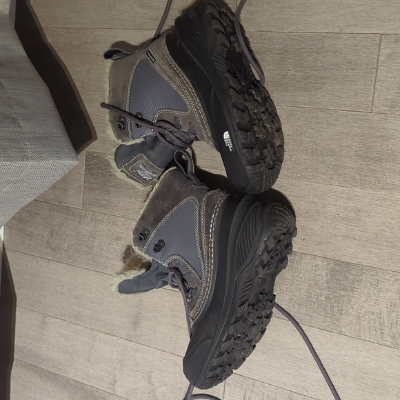 North face kid boots winter size 2 grey - Picture 4 of 6